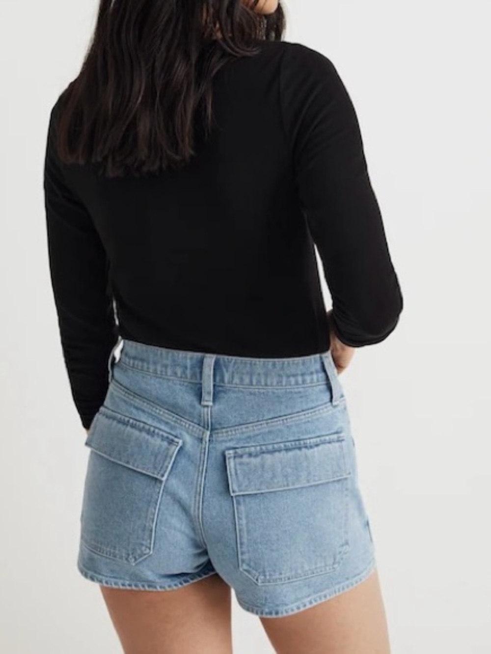NWT Madewell The Perfect Vintage Jean Shorts in Cardston Wash Size 28 - Picture 6 of 9